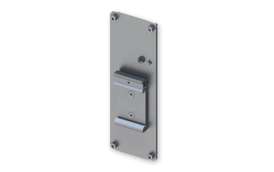 Hutschiene/DIN Rail PR5MEC25 für TSW2 SwitcheTSW2 Rückwand mit DIN-Schienenhalter