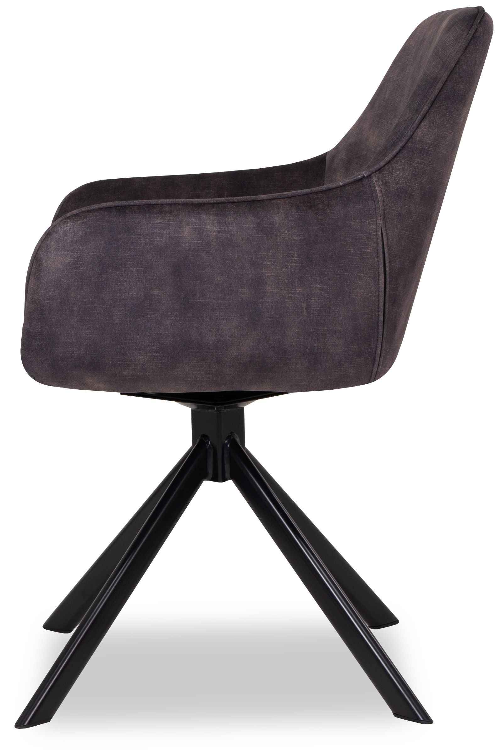 Eetkamerstoel - Velvet Graphite Salma B57 x D60 x H83.5 cm