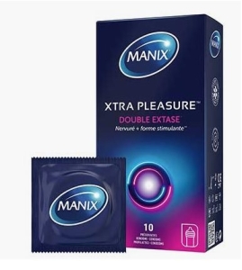 MANIX Xtra Pleasure Präservative, 10 Stück