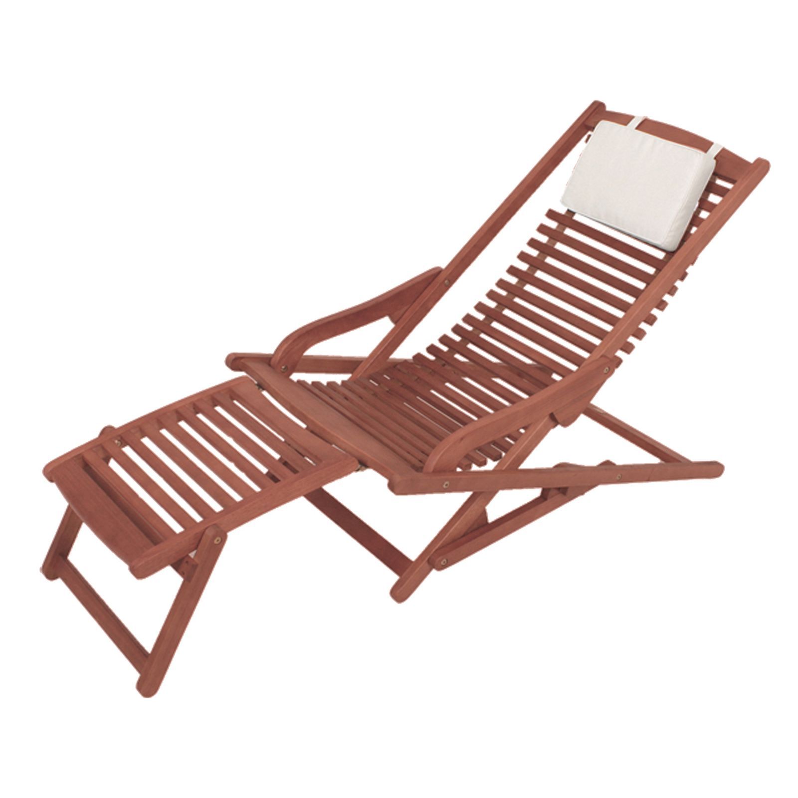 Lounger ALASKA - Eukalyptus - mit Nackenkissen