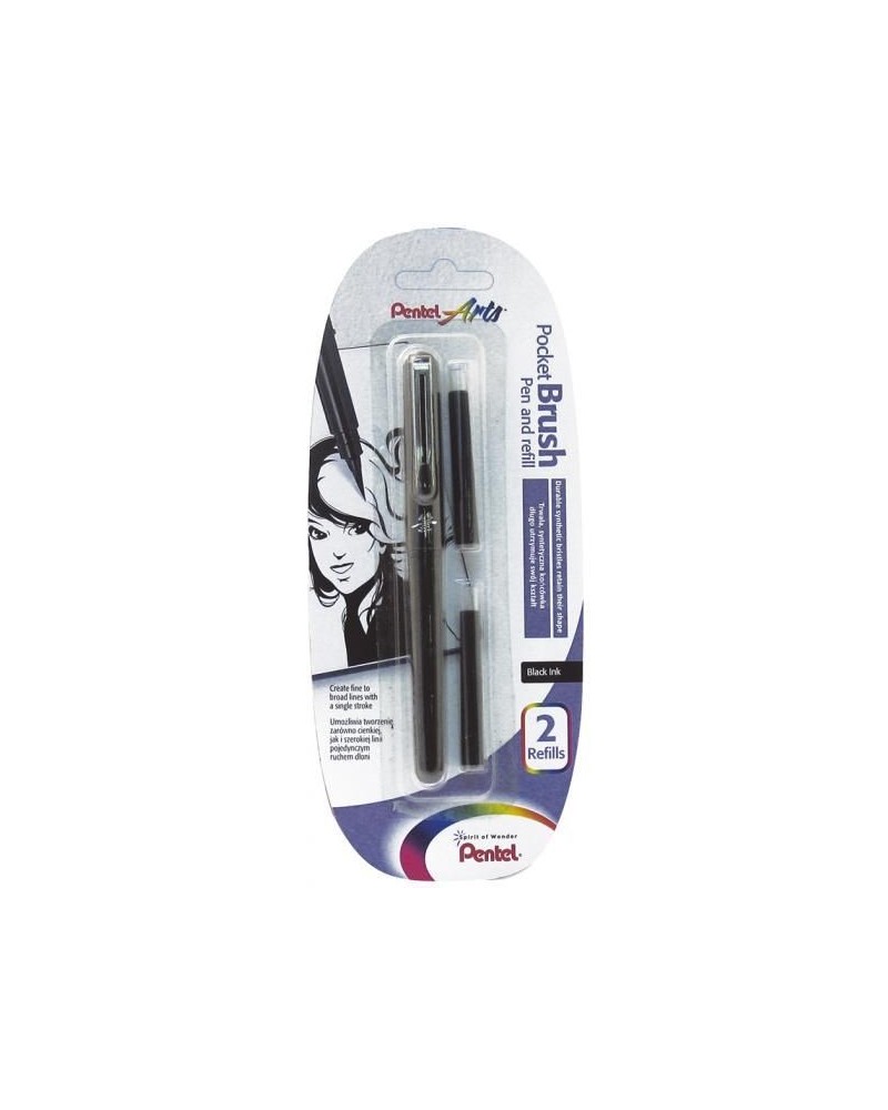 Pocket Brush Pentel - Blister