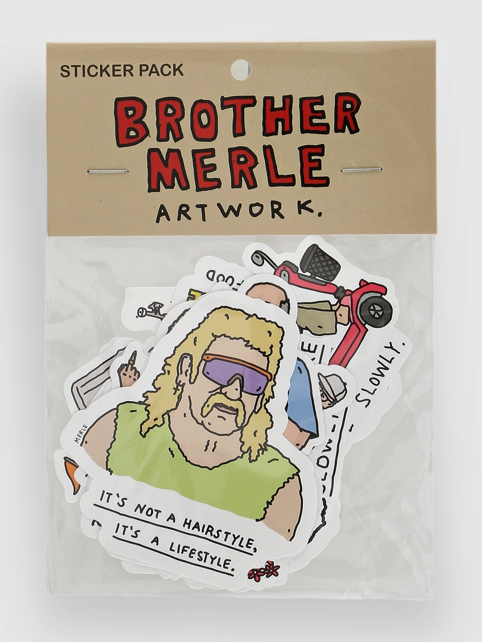 Brother Merle Logo Pack Sticker assorted