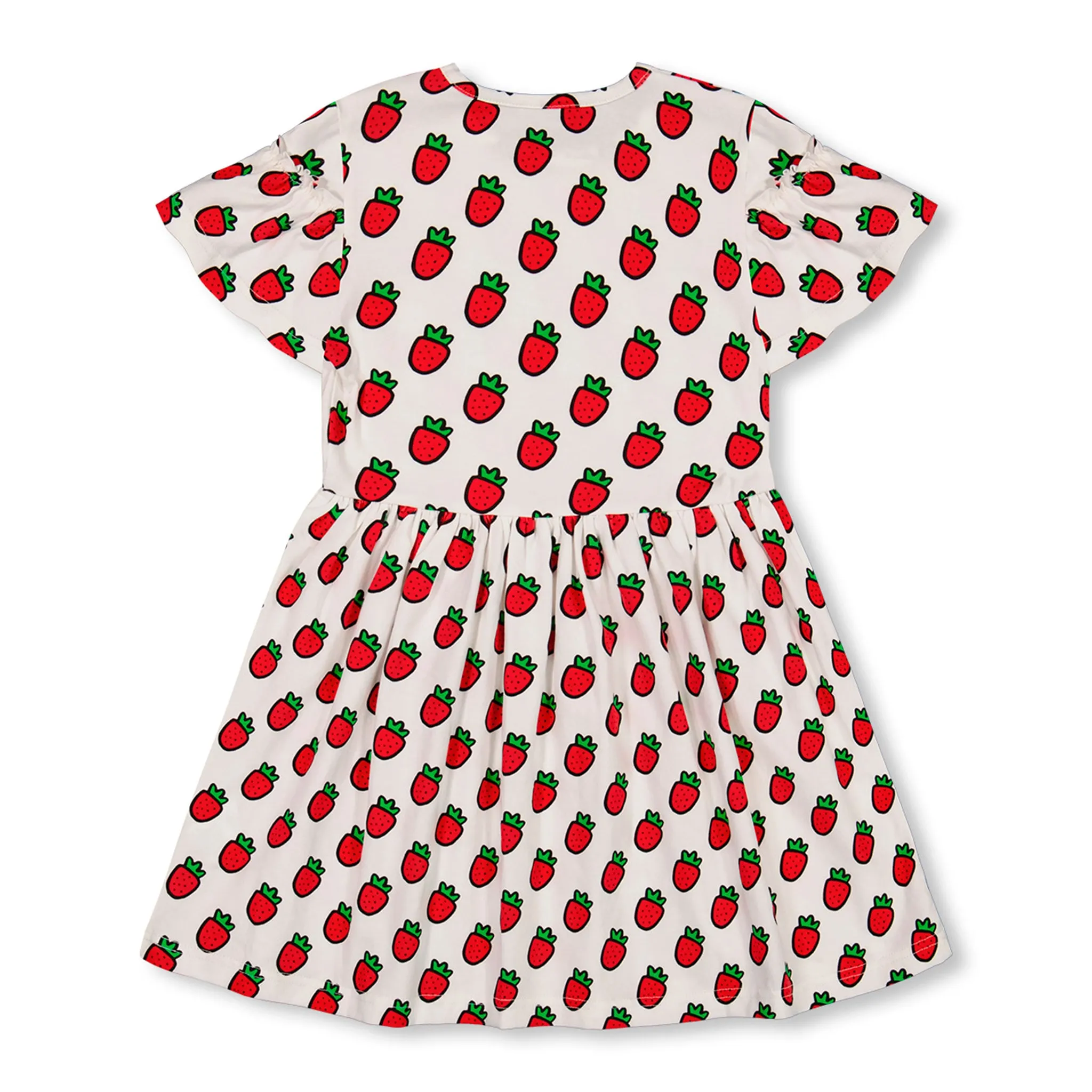 Deux par Deux Robe Imprimée Fraise 7-10ans