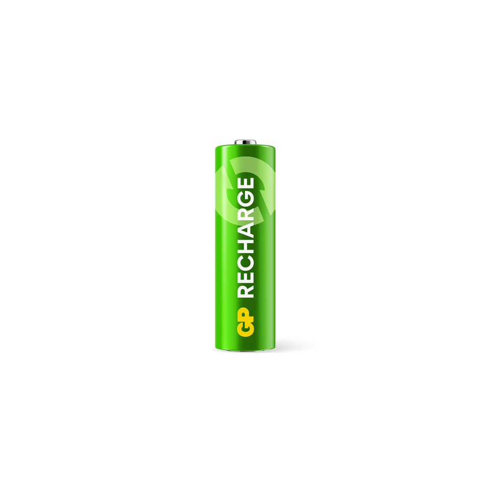 GP - Recharge Rechargeable Battery, Size AA, 2100 mAh, 4-pack
