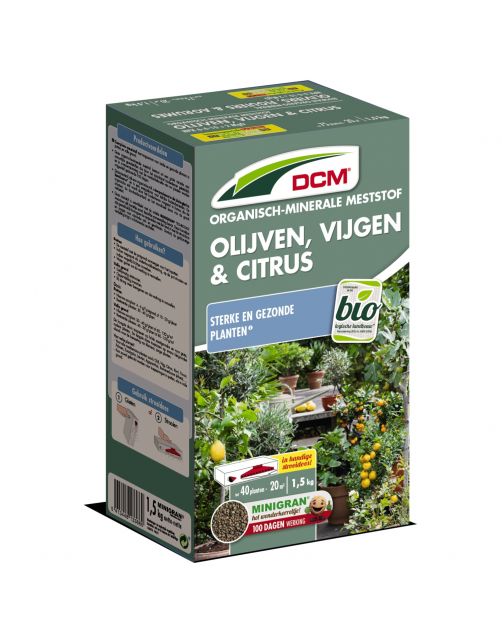 Dcm Meststof Olijven Vijgen & Citrus - Siertuinmeststoffen - 1.5 kg