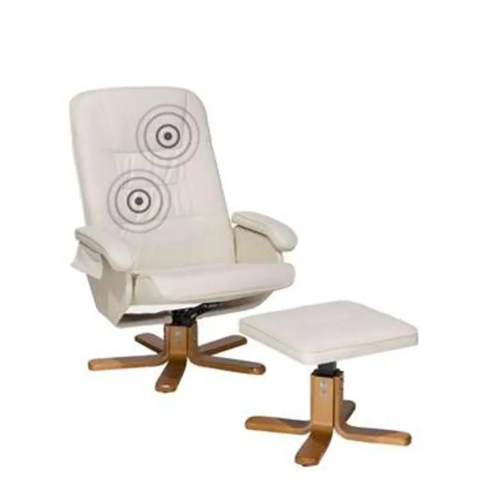 RELAXPRO - Fauteuil - Beige - Kunstleer