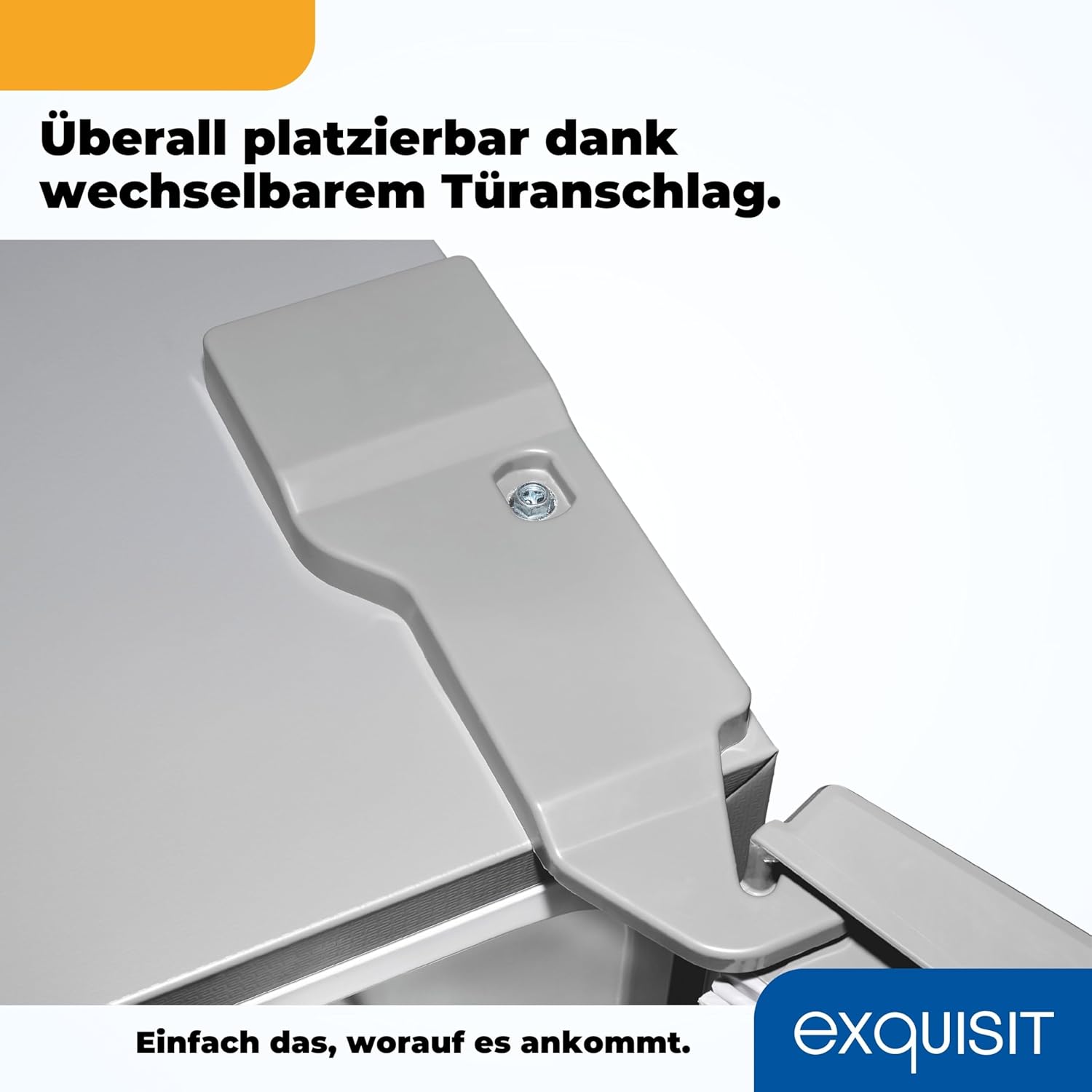 Exquisit Kühl-Gefrierkombination KGC265-70-NF-WS-040C inoxlook | 251 L Volumen | Kühl Gefrierkombination No-frost | Wasserspender | Kühlgefrierkombination freistehend