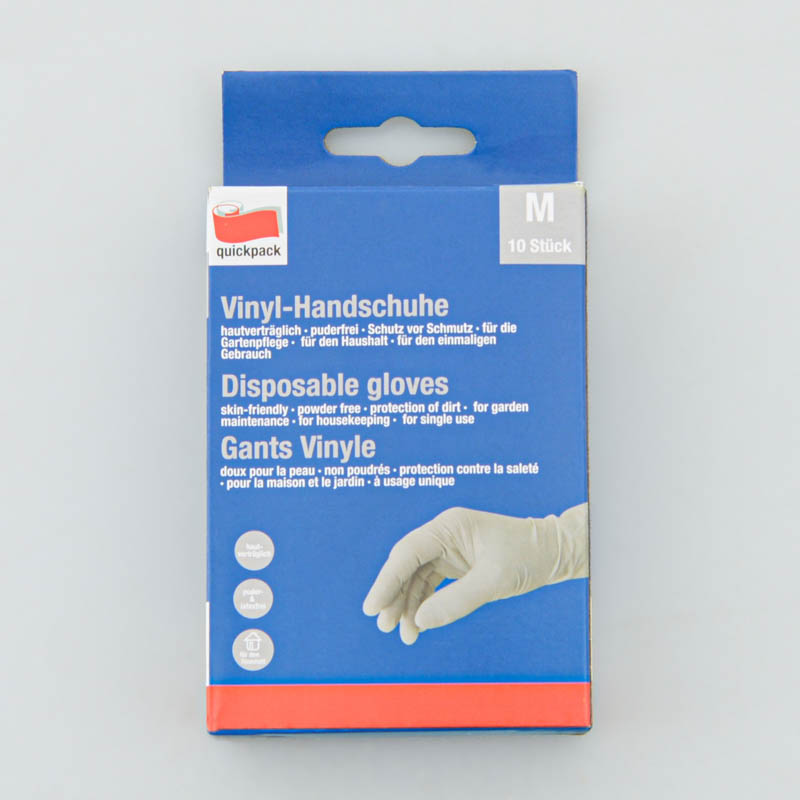 Lot de 10 gants à usage unique