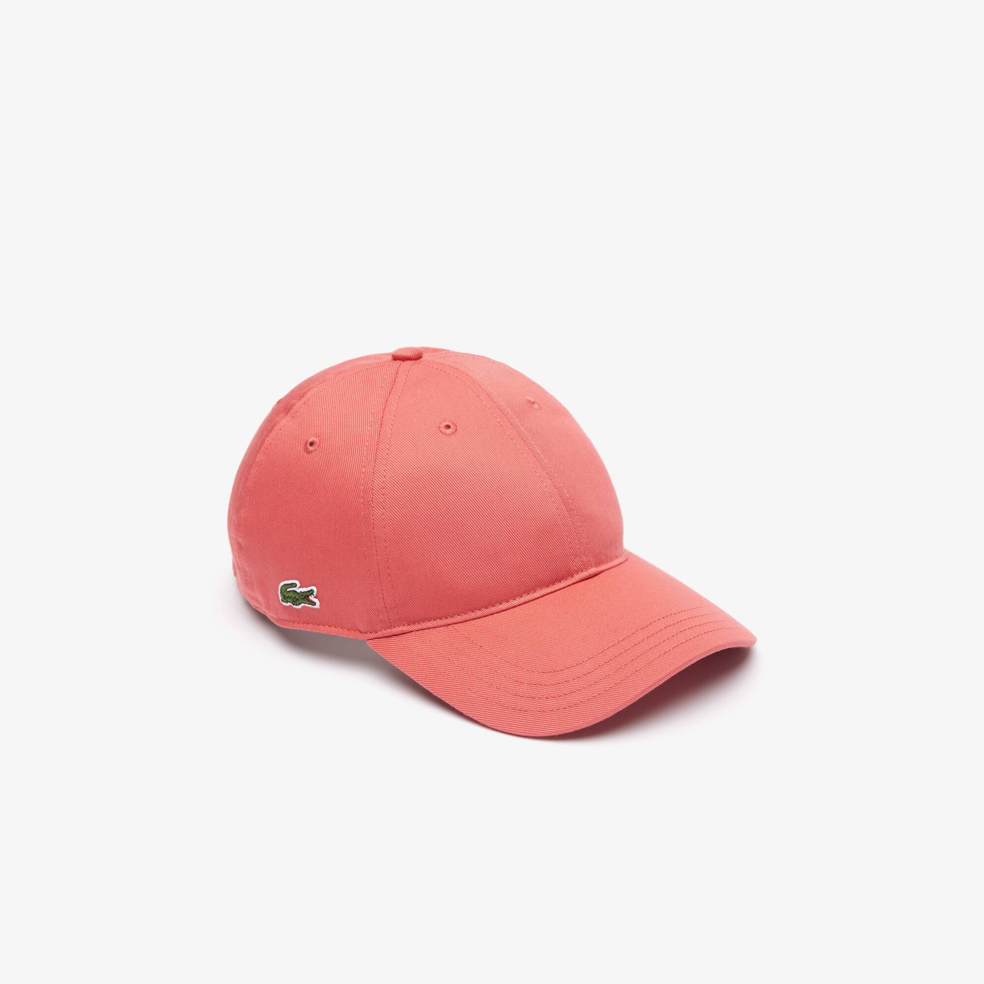 Casquette unisexe Lacoste en twill de coton biologique Chapeaux & Casquettes - Rose - Lacoste - Unisex