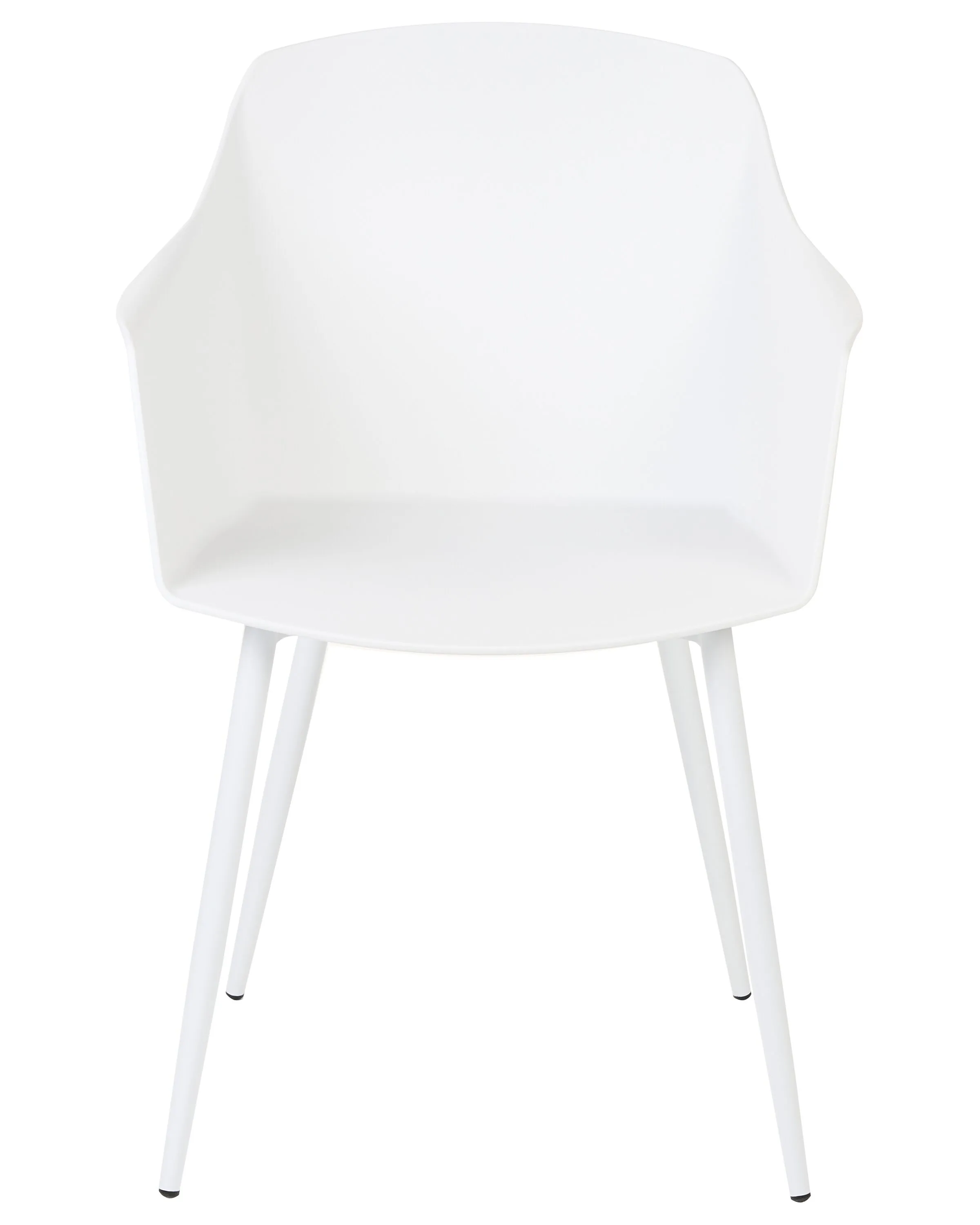 Set van 2 eetkamerstoelen FONDA Wit