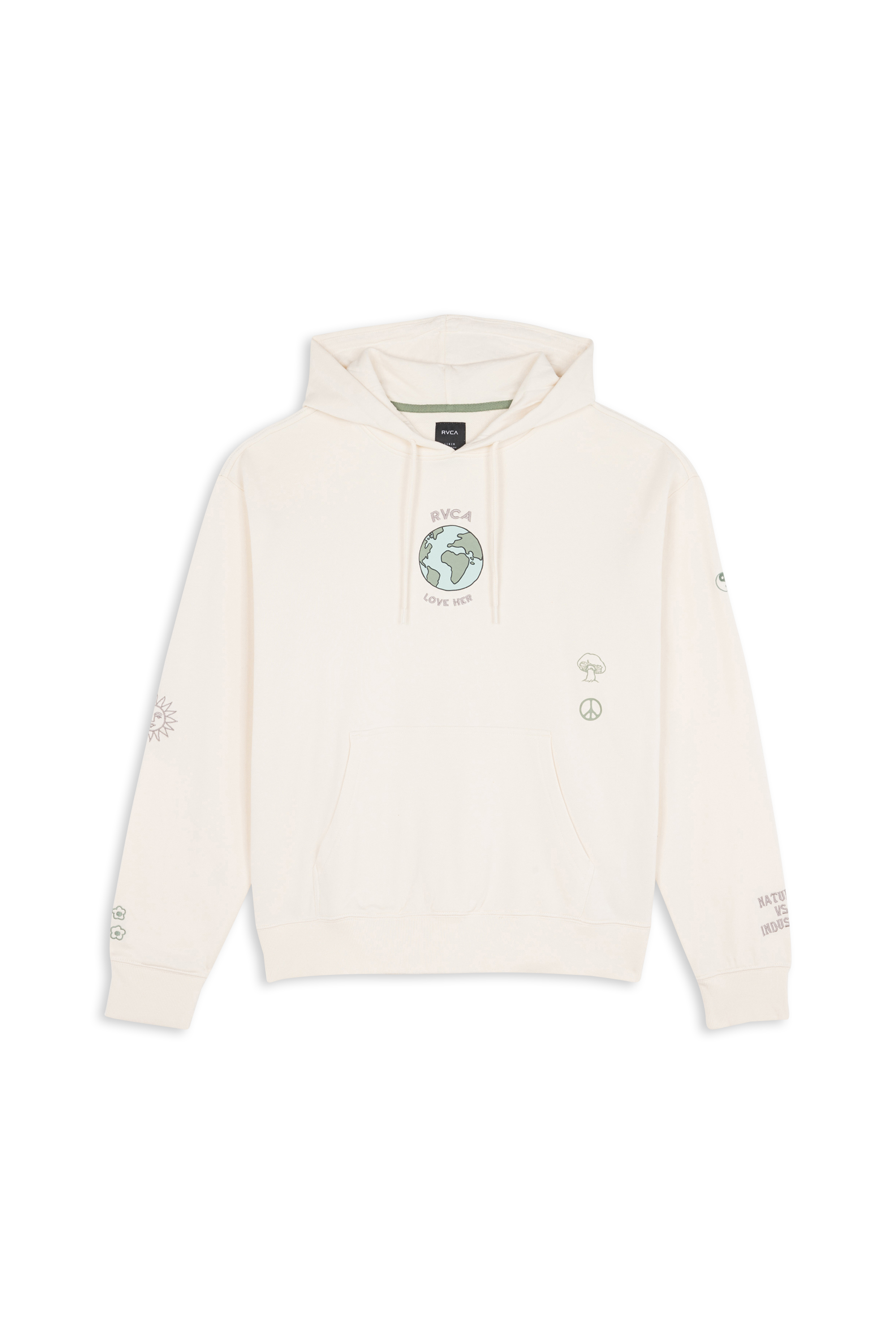 RVCA Hoodie LOVE HER  OTLR WZA0 Blanc