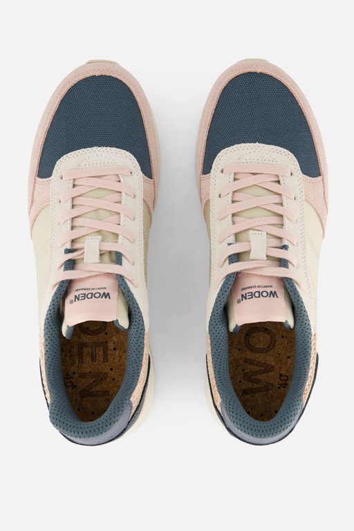 Woden Ronja Multi Sneakers beige Textiel