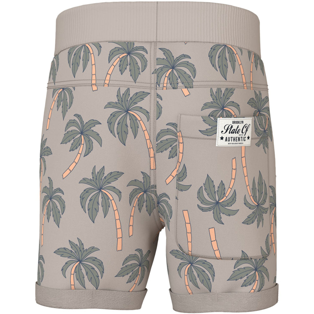 Køb Name It Chateau Gray Palms Nmmvermo Aop Long Swe Shorts Unb