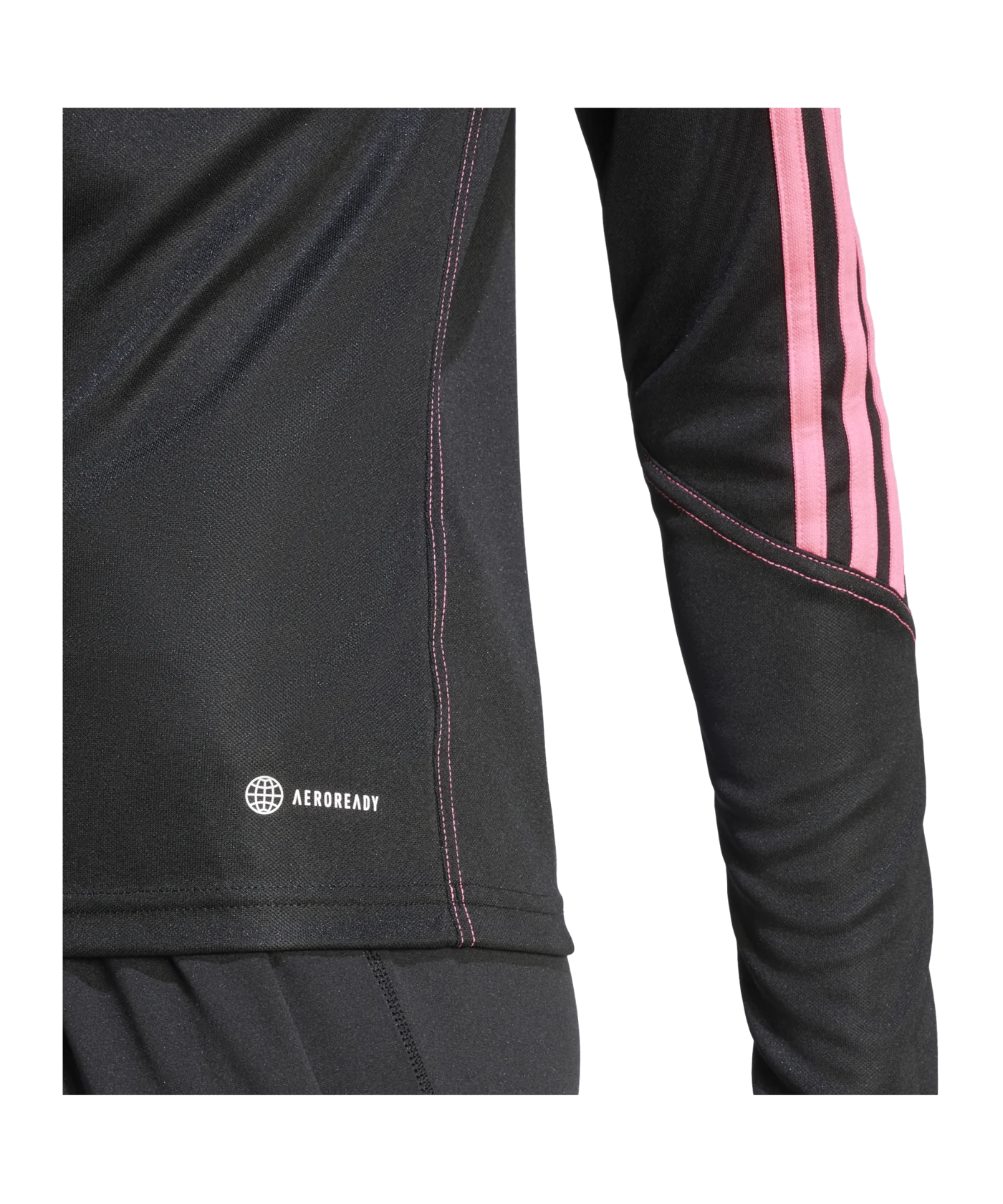 adidas Tiro 23 Club Sweatshirt Damen Schwarz Schwarz Pink