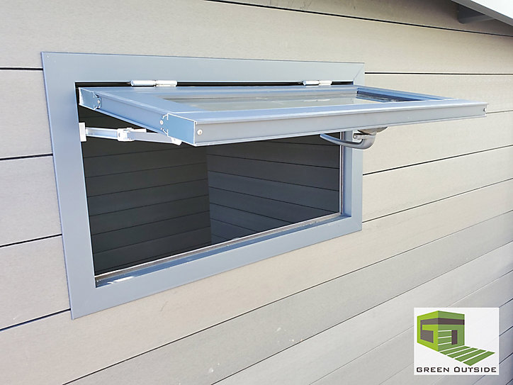 Option fenetre 900x505 pour abri Green Outside