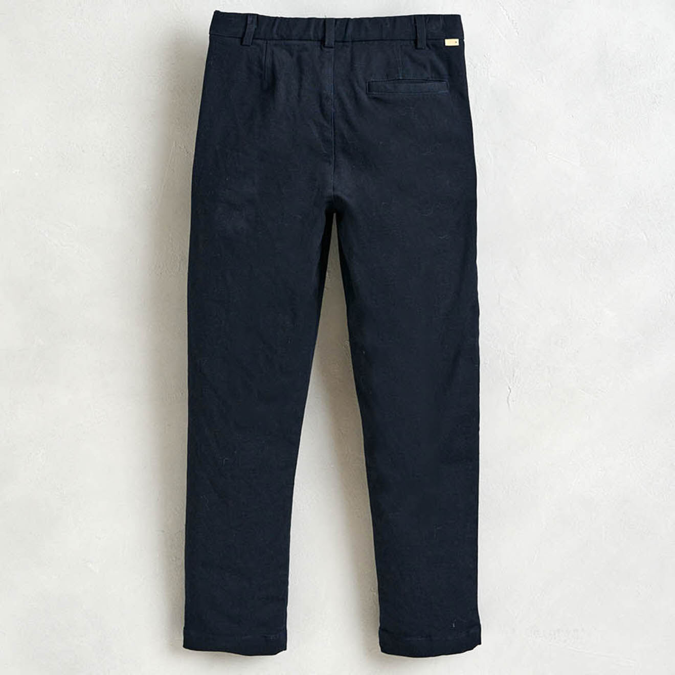 Bellerose Pantalon classique Perry coupe droite bleu marine