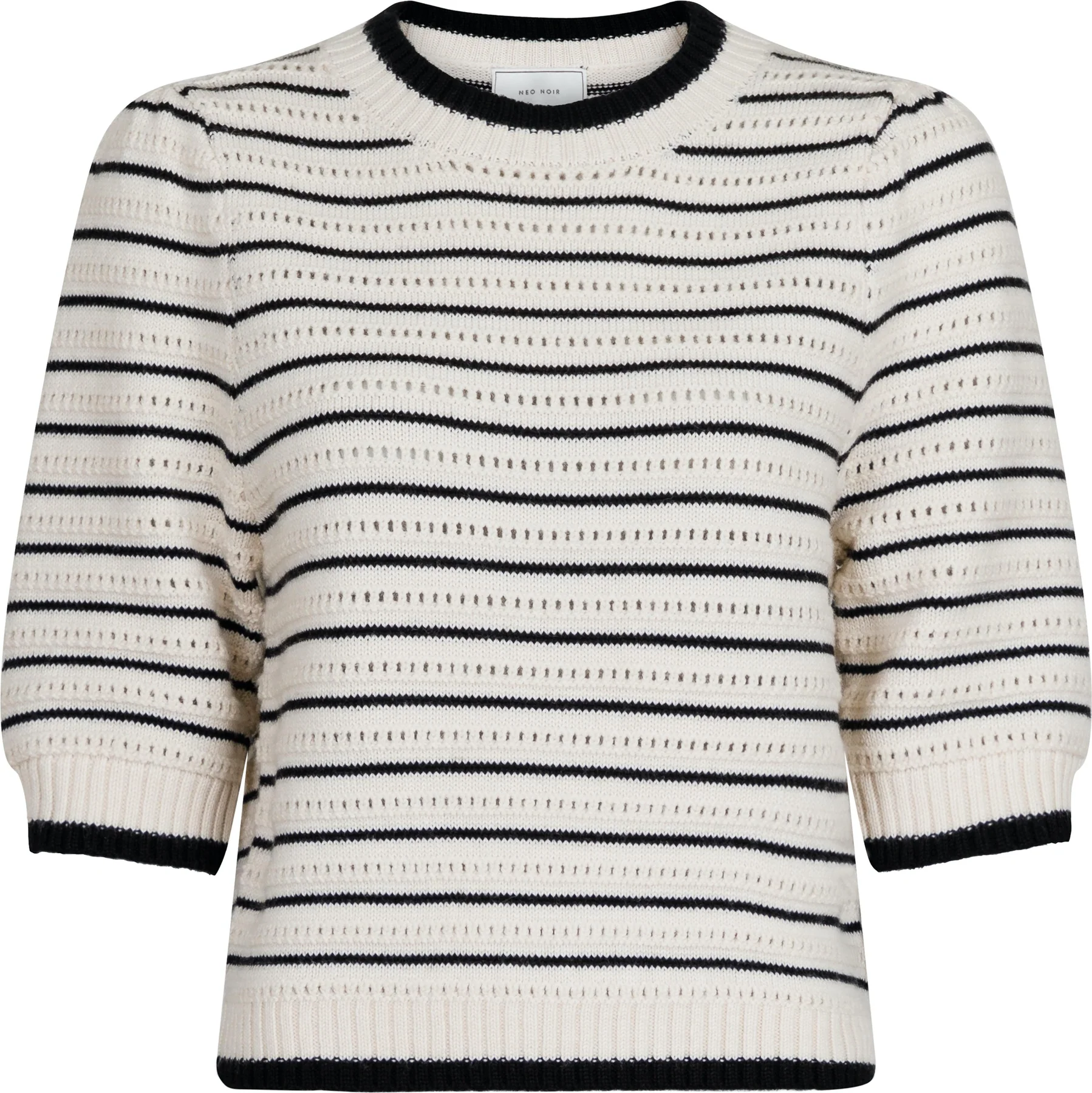 Neo Noir Sidra Stitch Knit Blouse