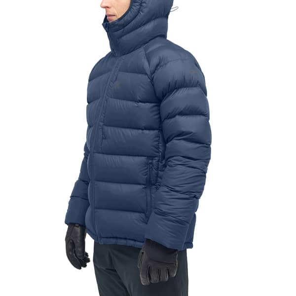 Doudoune ski de randonnée HAGLÖFS ROSSON DOWN HOOD M TARN BLUE