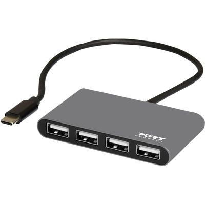 PORT Connect - Hub 4 ports USB 2.0 Type C