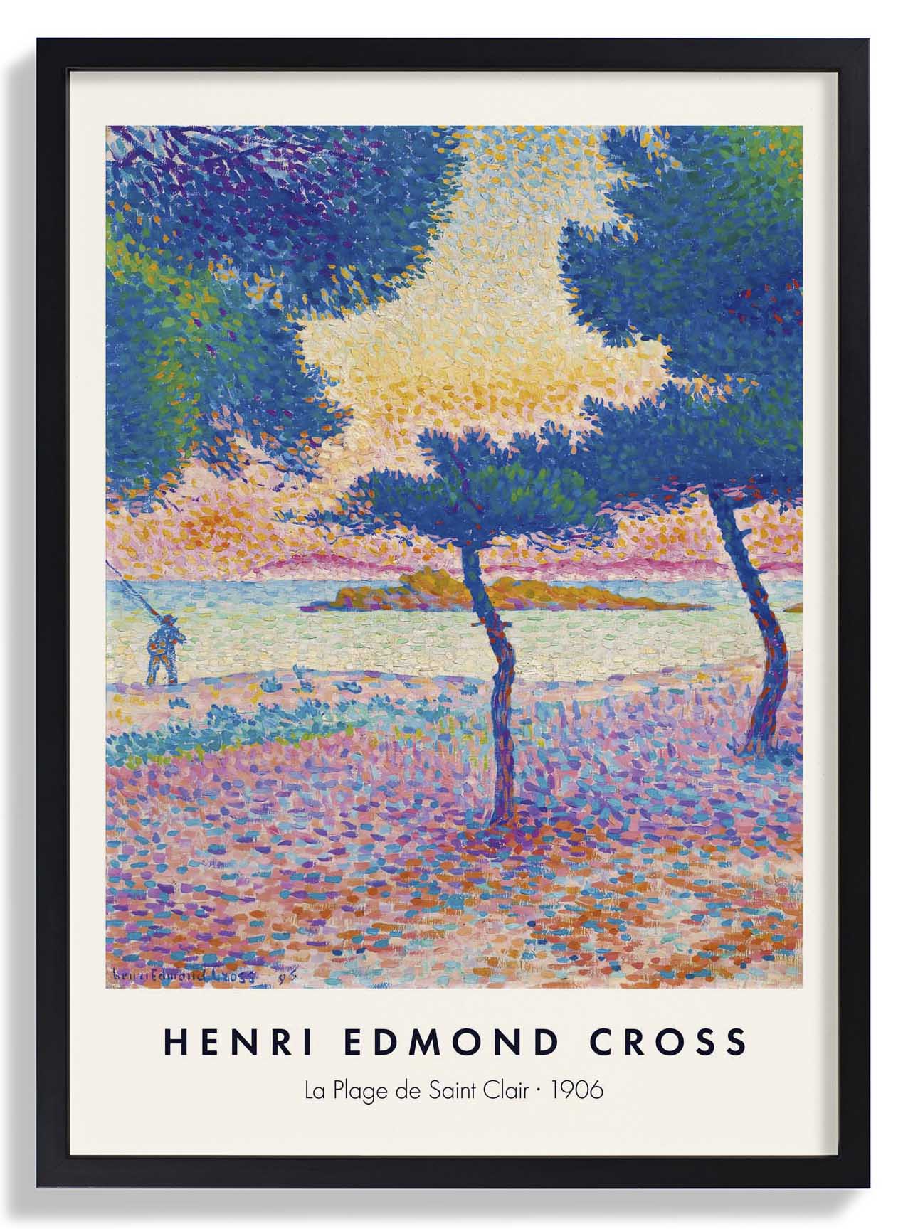 La Plage de Saint Clair von Henri Edmond Cross