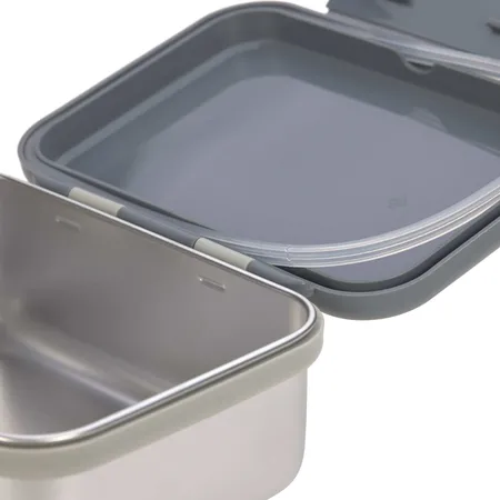 Lässig Brotdose Kinder - Edelstahl Lunchbox, Safari Tiger