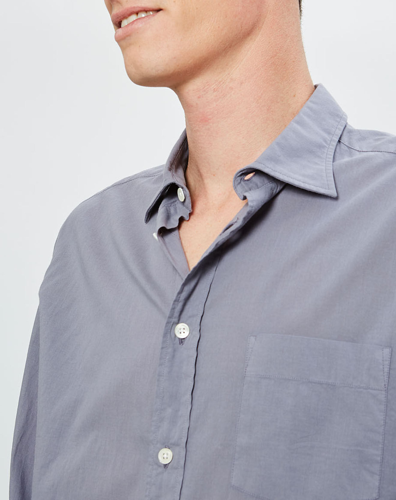 Hartford Chemise Regular Paul Pat anthracite