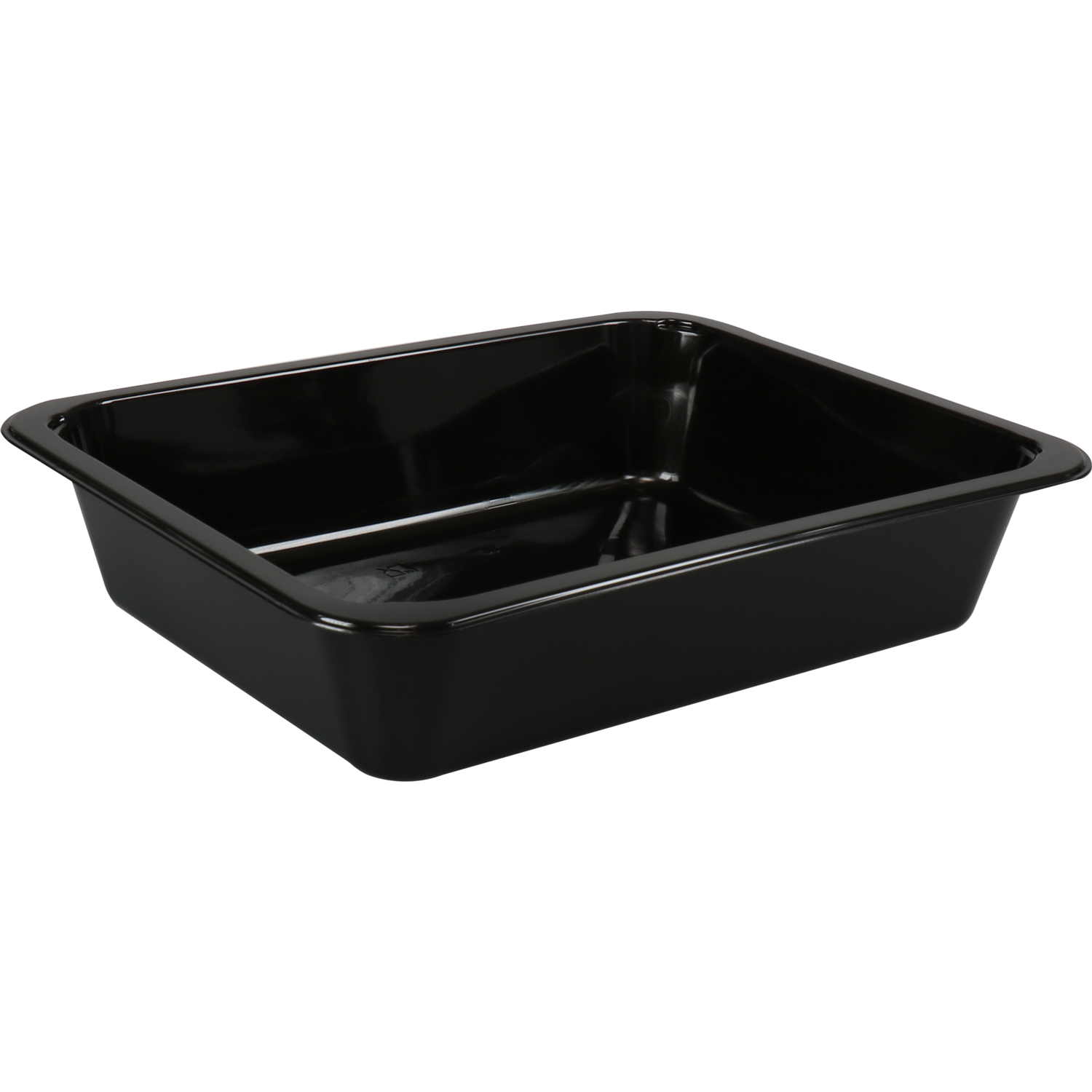 Bak, PP, 1-vaks, menubak, 227x178x49mm, zwart