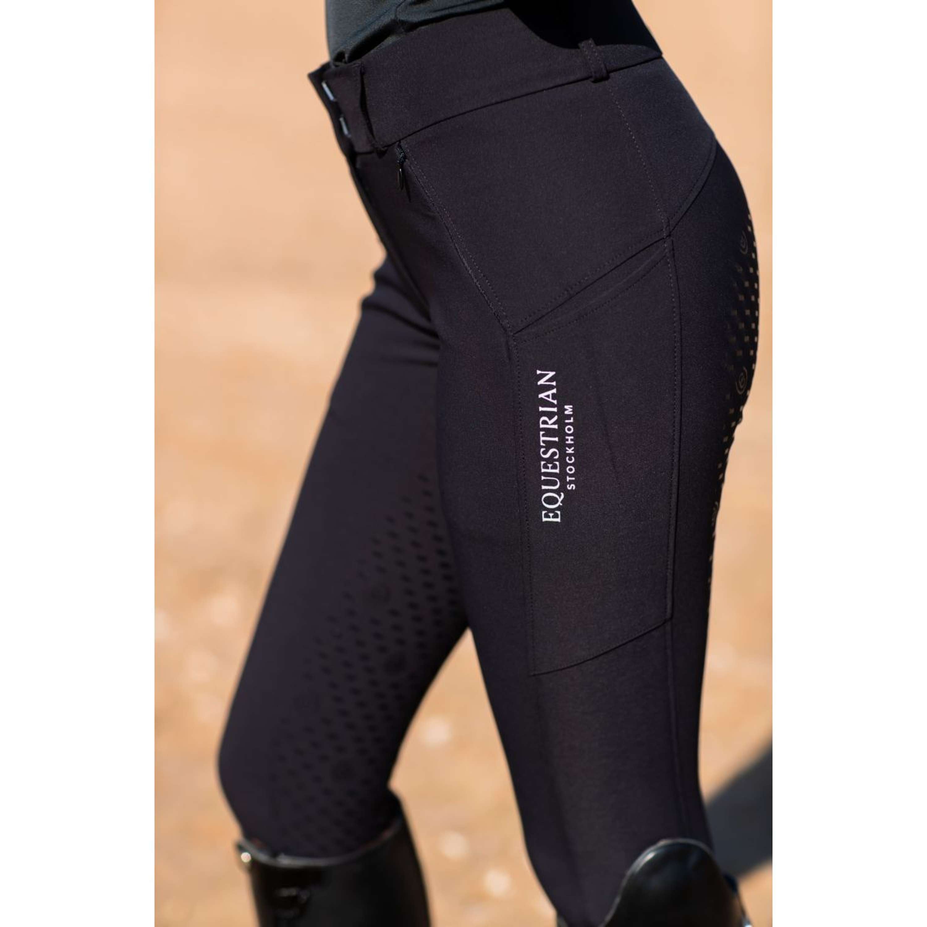 Equestrian Stockholm Rijbroek Elite Dressage Zwart