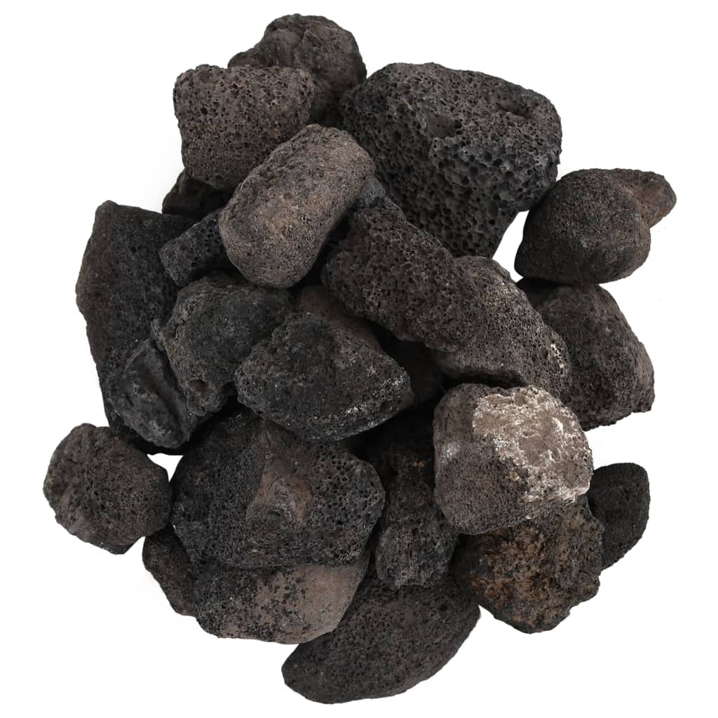 Roches volcaniques 25 kg noir 5-8 cm