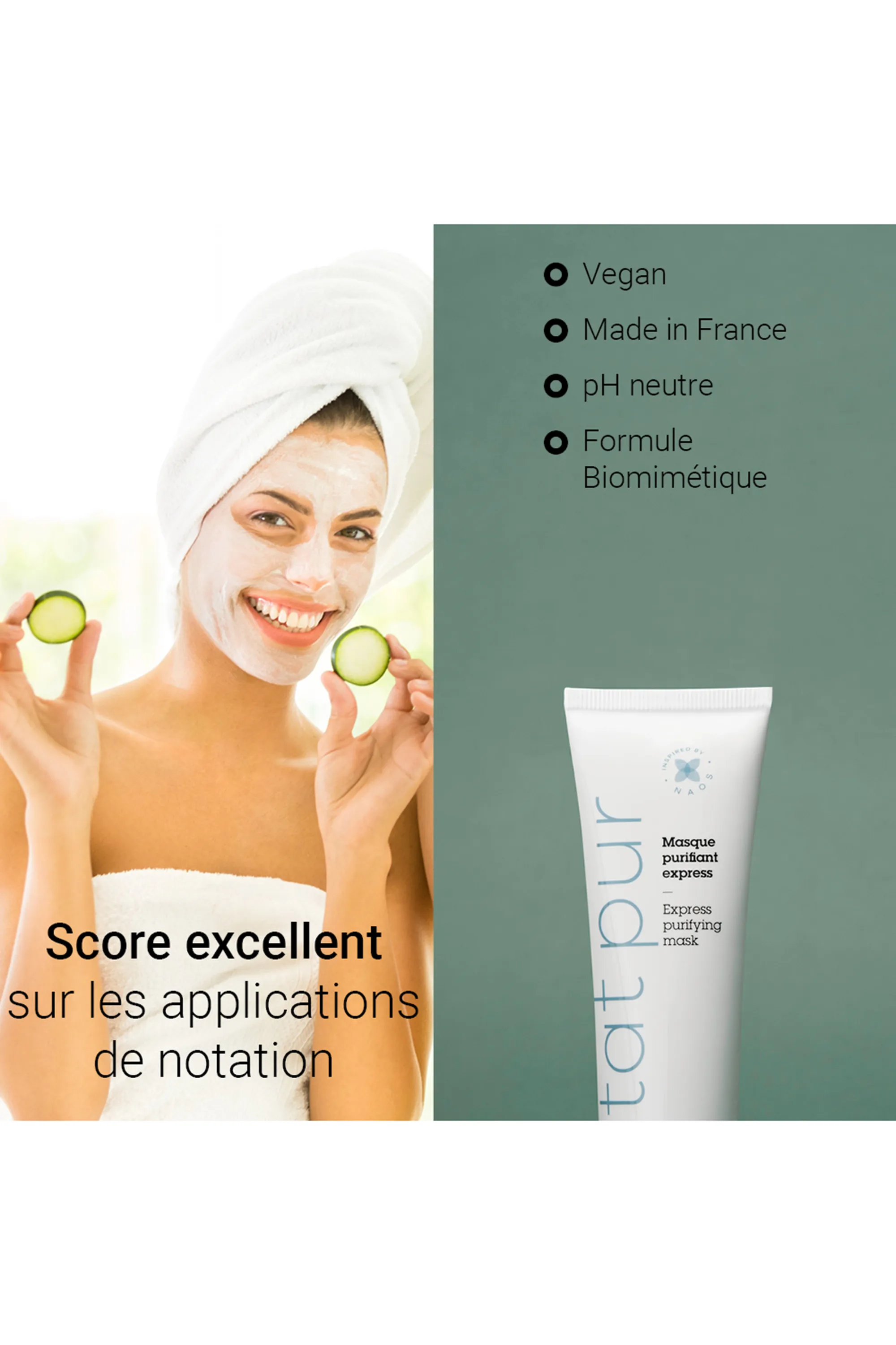Etat Pur Masque purifiant express visage-50 ml
