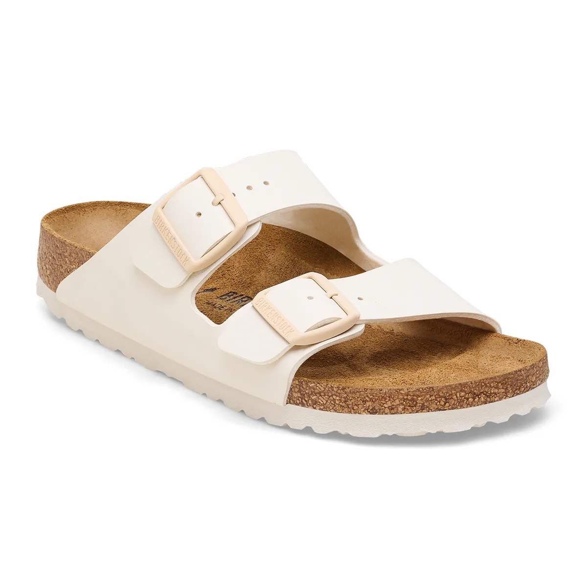 Birkenstock Unisex Arizona Birko-Flor Narrow Eggshell