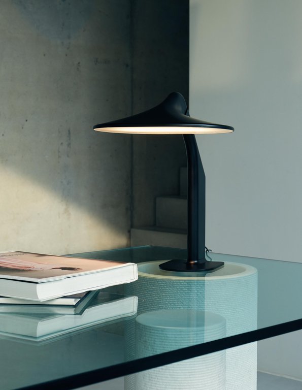 DCW éditions Niwaki tafellamp LED chroom