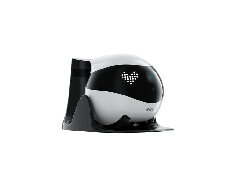 ENABOT Ebo Air 2 2k Cam Weiss Mobile Überwachungskamera mit AI Smart Tracking Technologie und Nachtsicht