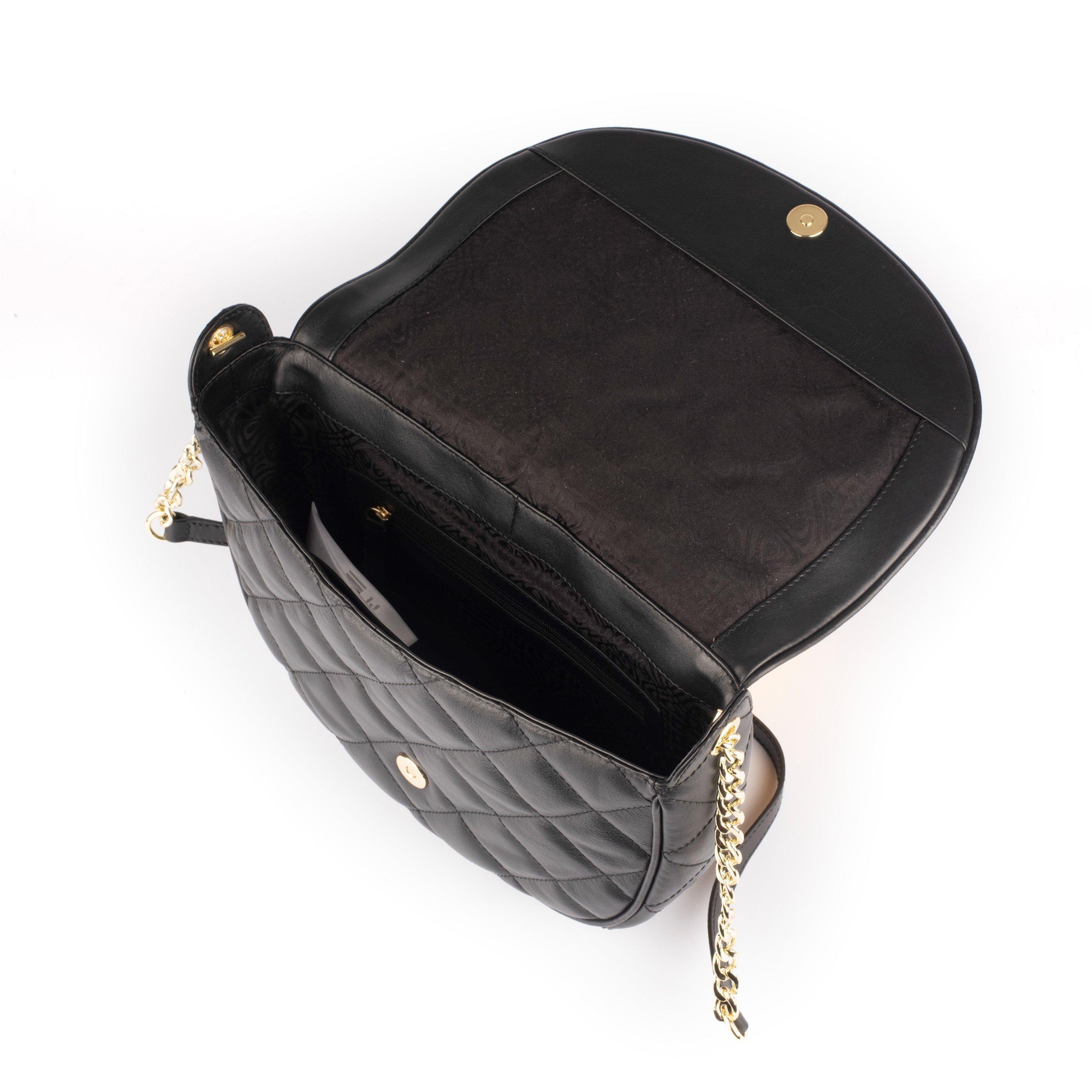 Biba Leather Quilted Shoulder Bag