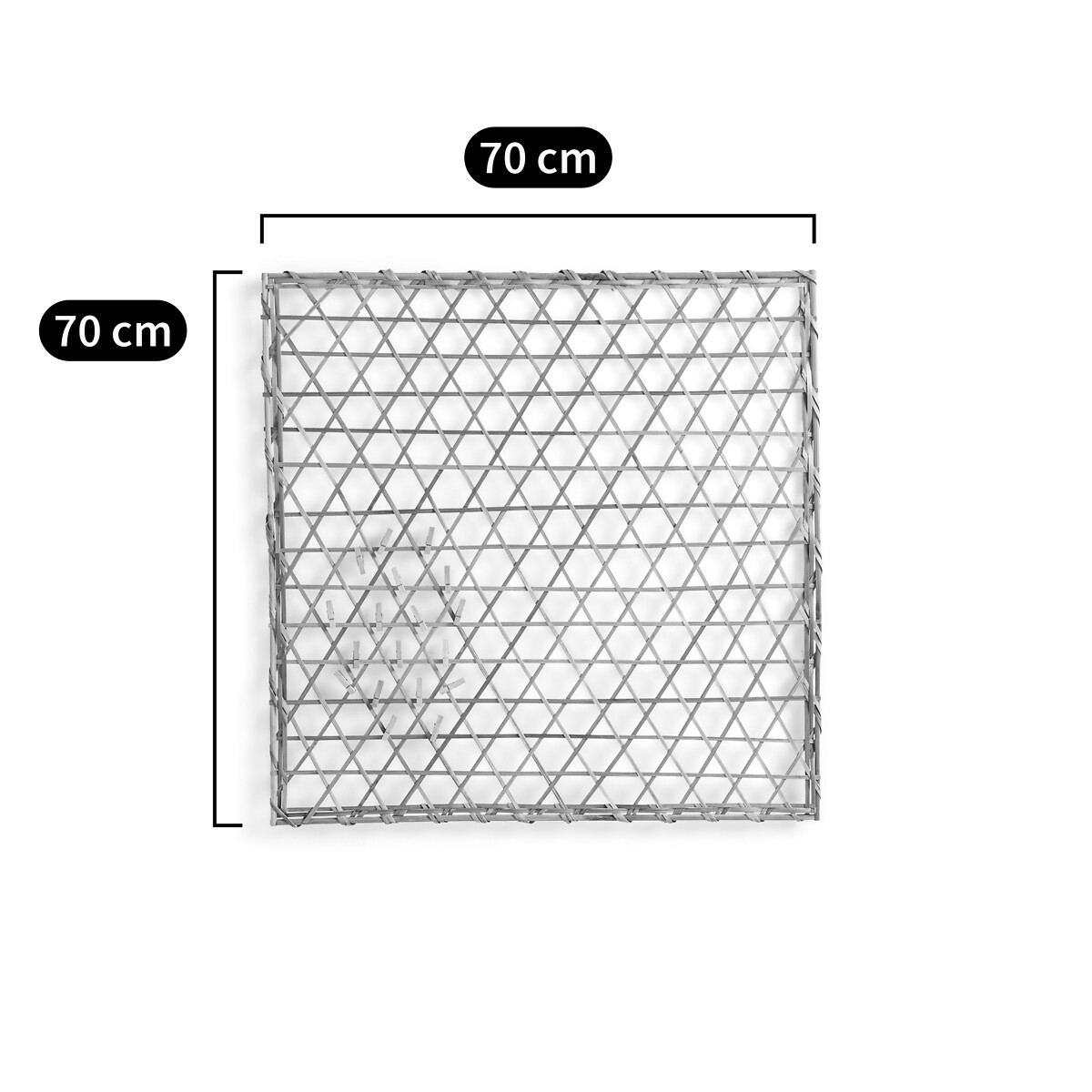 LA REDOUTE INTERIEURS<br>Moldura em bambu 70x70 cm, Nidzo