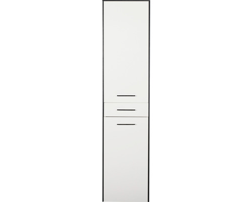 Marlin 3400 hoge kast, 42 x 179 cm, wit/antraciet, linksdraaiend