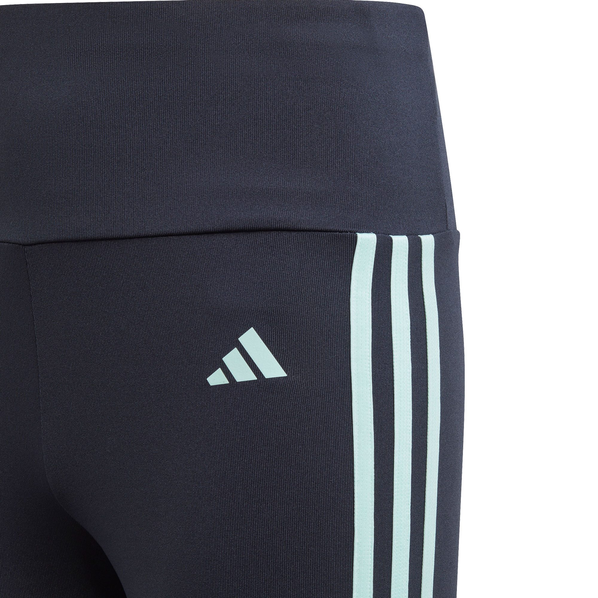 adidas Essentials Aeroready 3-Streifen High-Waisted Tights Mädchen legend ink