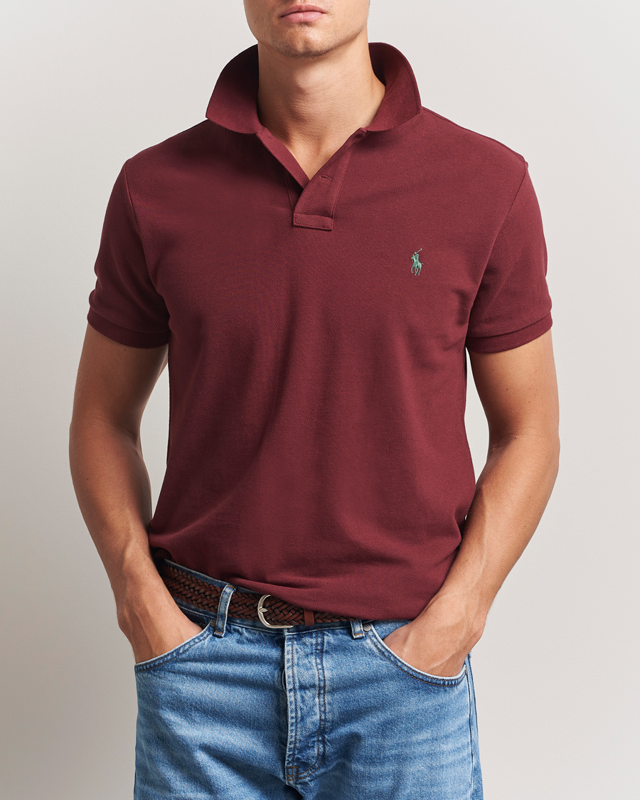 Polo Ralph Lauren Slim Fit Polo Red Wine