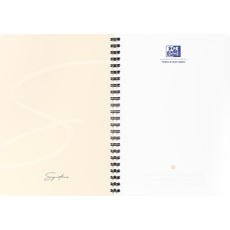 Oxford signature A5 notesbog - sort