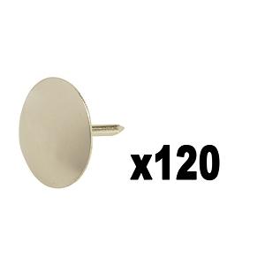 PUNAISE ACIER LAITONNE 120PCS