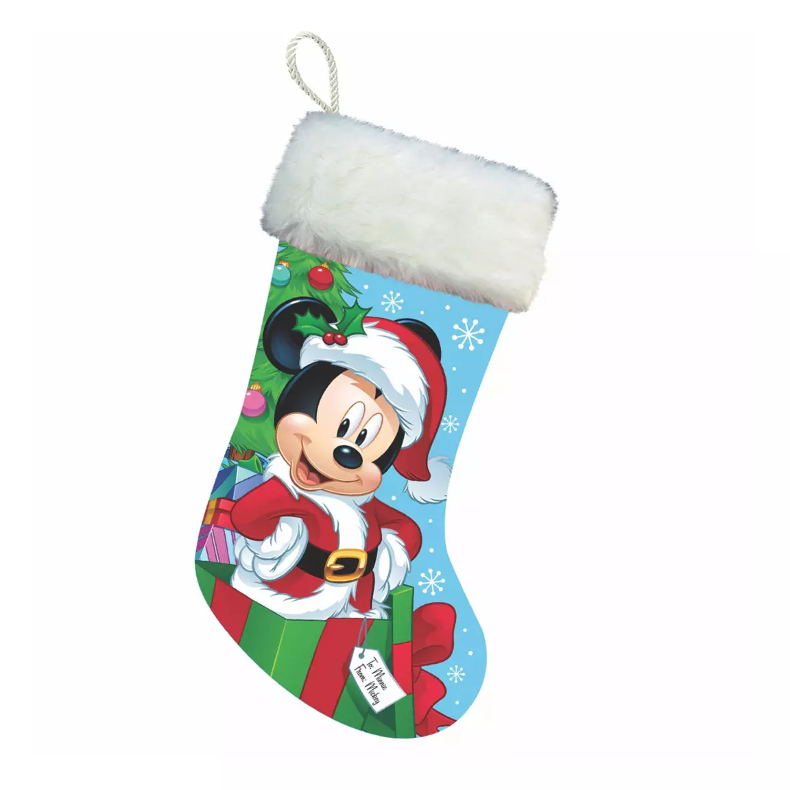 Chaussette de Noël Disney (H45 cm) Mickey