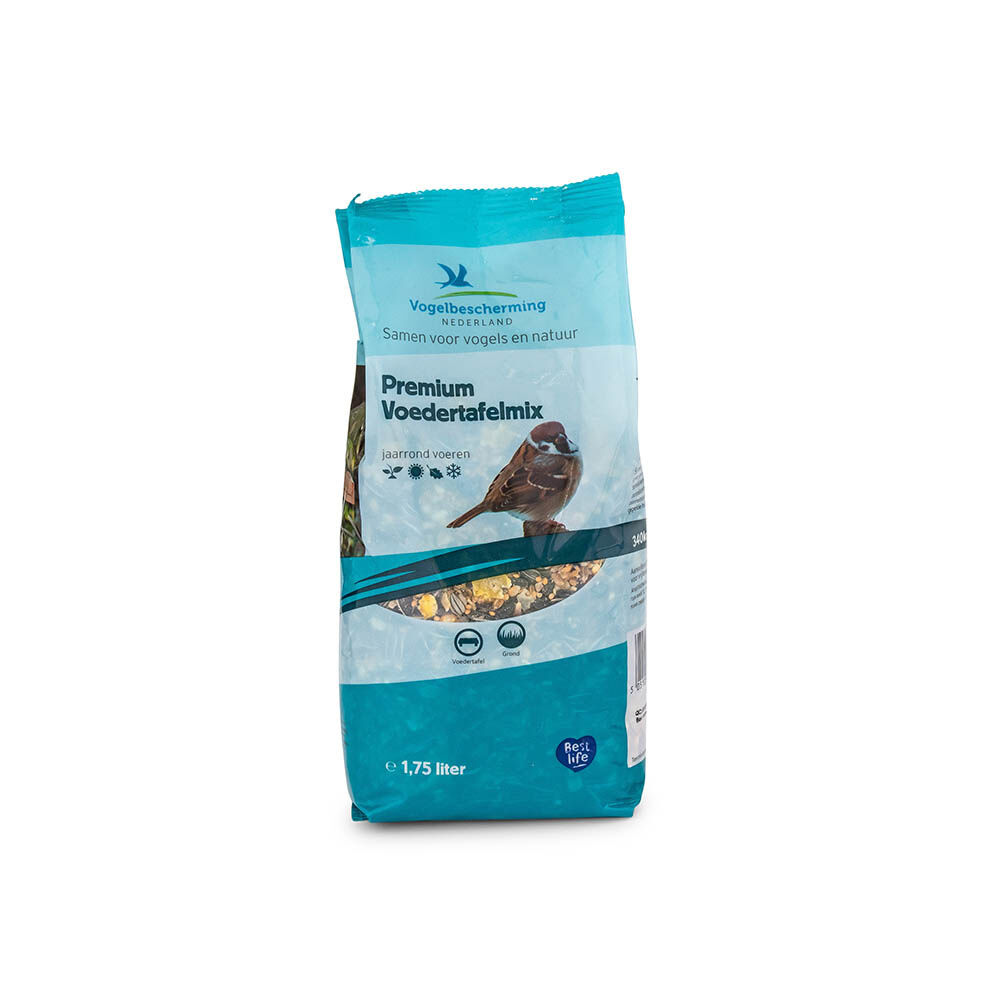 VBN Premium Voedertafelmix - Tuinvogelvoer - 1.74 Liter - Voedertafelmix