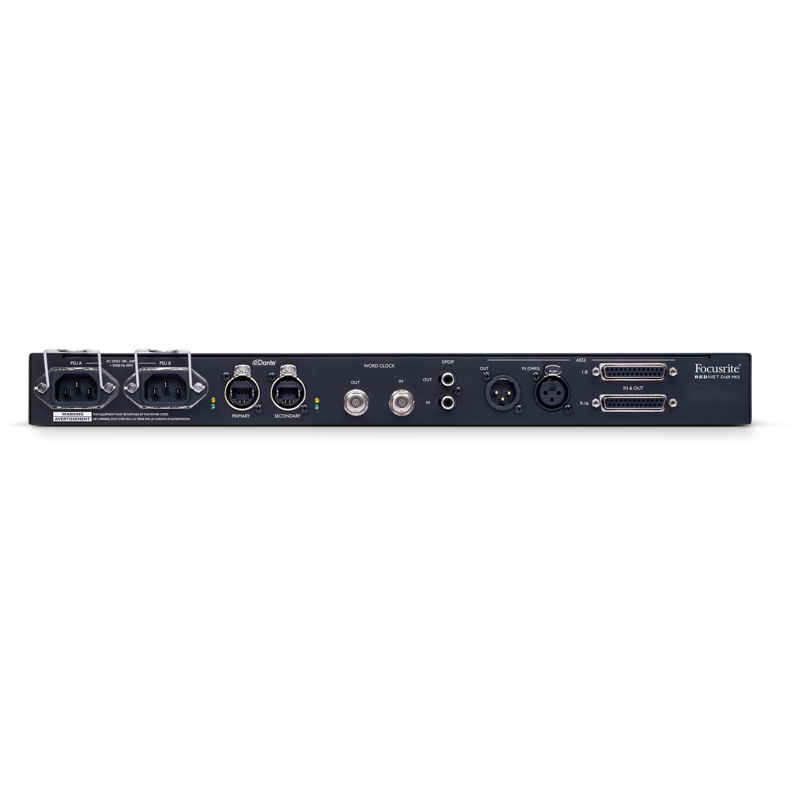 Focusrite RedNet D16R MK2 Dante interface