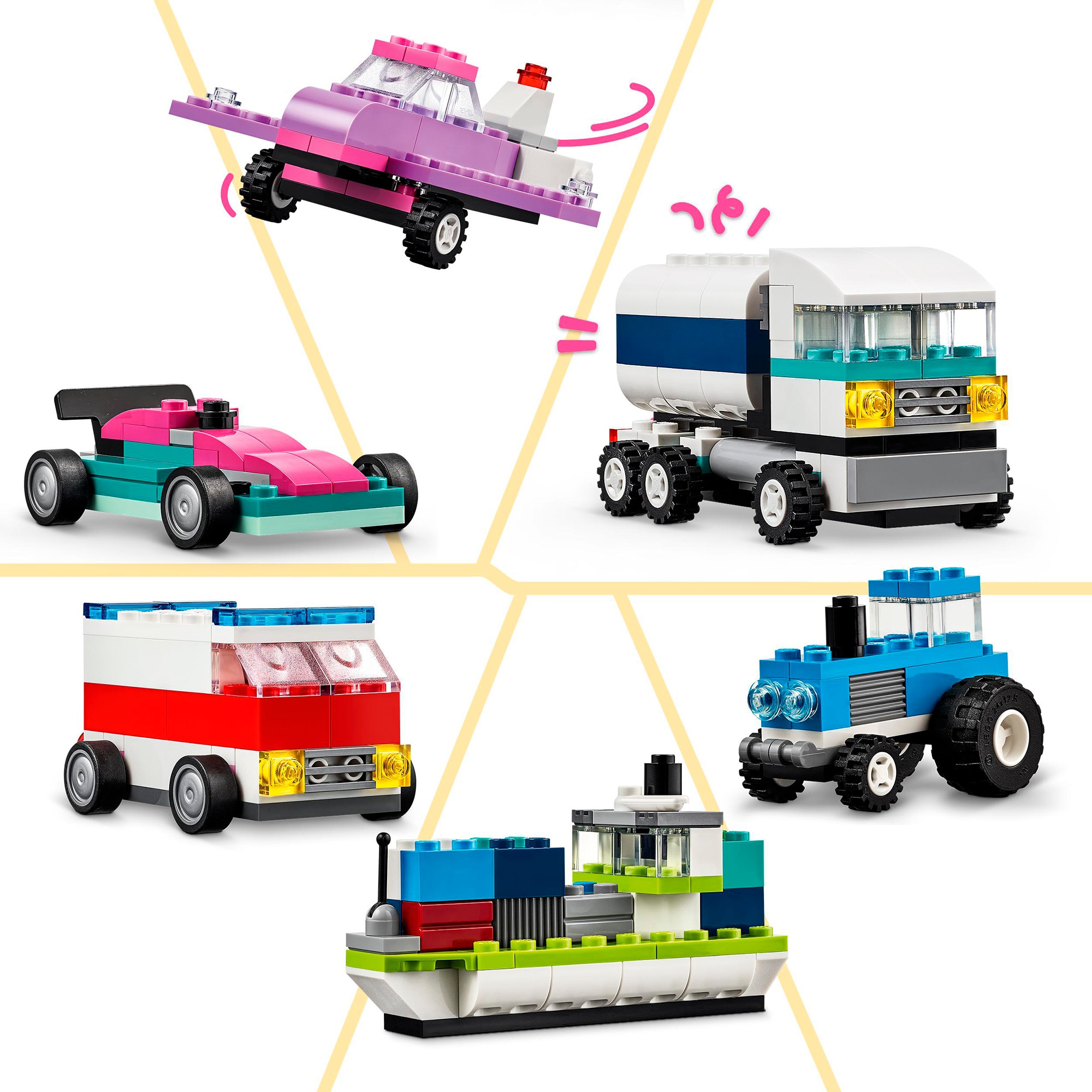 LEGO Konstruktionsspielzeug Classic Kreative Fahrzeuge