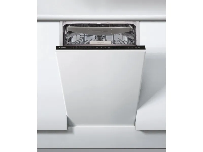 WHIRLPOOL WSIP4O33PFE - Opvaskemaskine - Sort