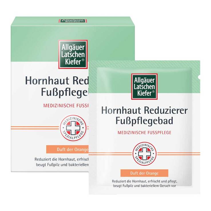 Allgäuer Latschenkiefer Hornhaut Reduzierer Fußpflegebad, 10X10 g