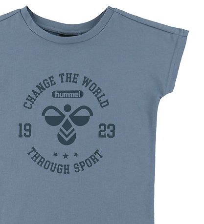 Hummel T-Shirt - HmlMalin - Blåe Mirage