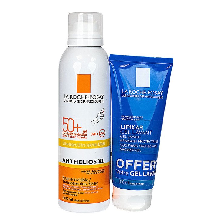 Anthelios XL brume SPF50+ 200ml + gel lavant offert