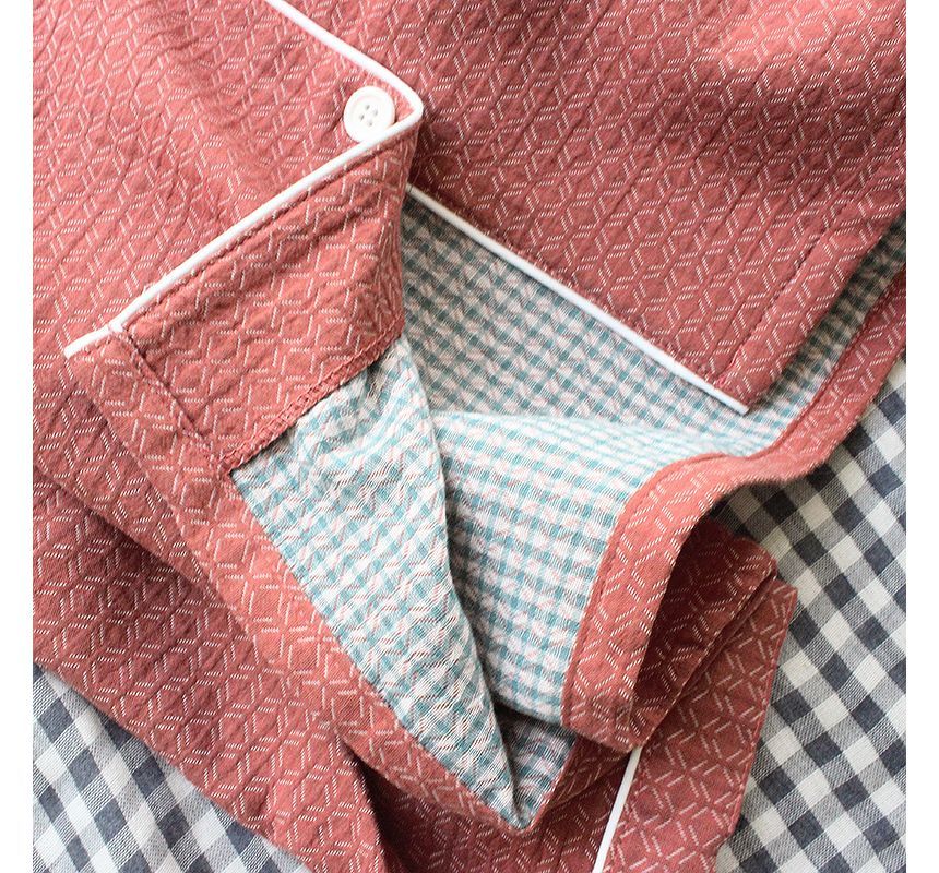 Dogini - Bijpassende pyjamaset met patroon voor koppels