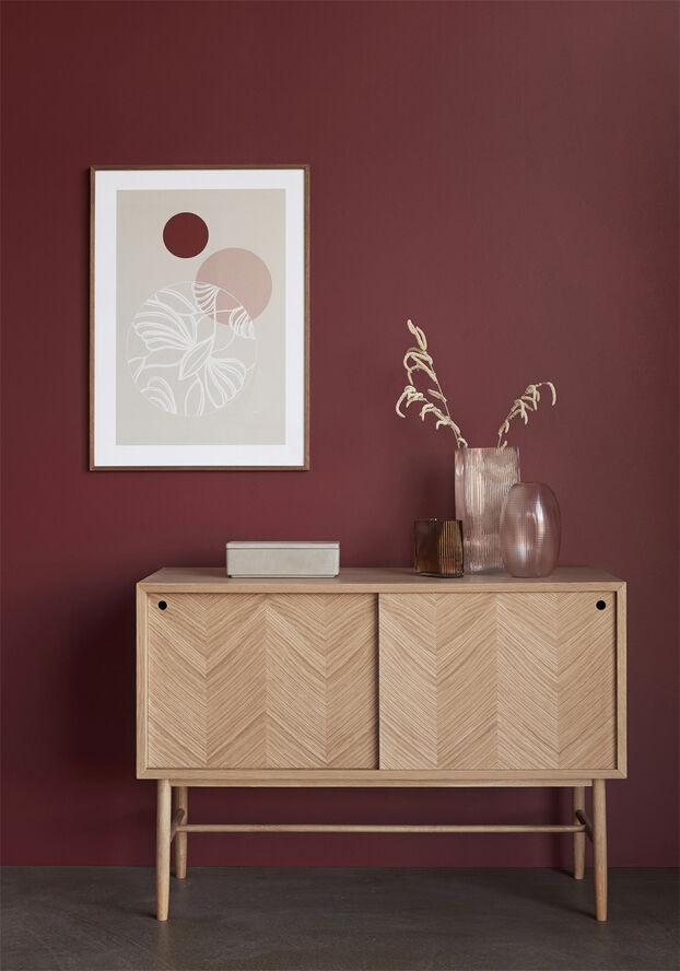 Hübsch Herringbone Dresser Sliding Doors Natural Natur